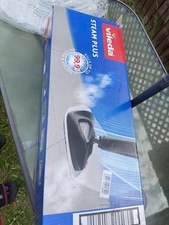 Vileda Steam Mop Steam PLUS, Black Steam Cleaner for all floors, Kills and Re...