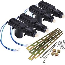 Car Universal High Power Door Lock Actuator - Premium Quality Style: 4-Pack
