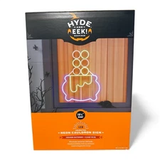 Hyde and Eek Boutique Led Neon Cauldron Sign Target Exclusive New In Box