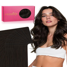 Wennalife Genius Seamless Tape In Hair Extensions Real Human Hair 20 Inch 50G