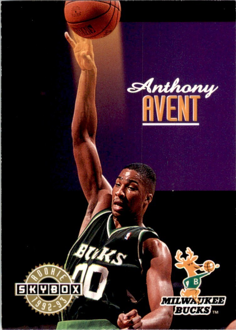 1992-93 SkyBox Anthony Avent Milwaukee Bucks #368