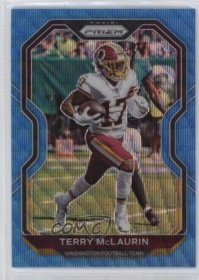 2020 Panini Prizm Blue Wave Prizm 79/199 Terry McLaurin #178 15ej