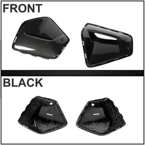 DRY CARBON entradas de aire delanteras ventilación ventilación aire ventilaciones para BMW Serie 5 G60 G68 2023-2025 - Imagen 9 de 9
