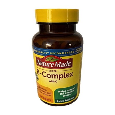 Nature Made Super B-Complex with C Tablets 140 Ct Immune/Brain
