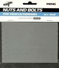 MGK-SPS5 Meng Models Small Nuts & Hex Bolts Set A Plastic