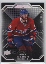 2016-17 UD Black 54/299 Shea Weber #16 HOF 1o3