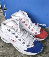 REEBOK QUESTION Mid J Boys Double Cross Basketball shoes Allen Iverson Sz 6