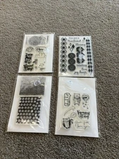 Set Of four unmounted Rubbery stamps