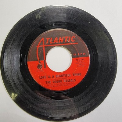 The Young Rascals   Love Is A Beautiful Thing 7'' Single 1966 Atlantic 45 RPM
