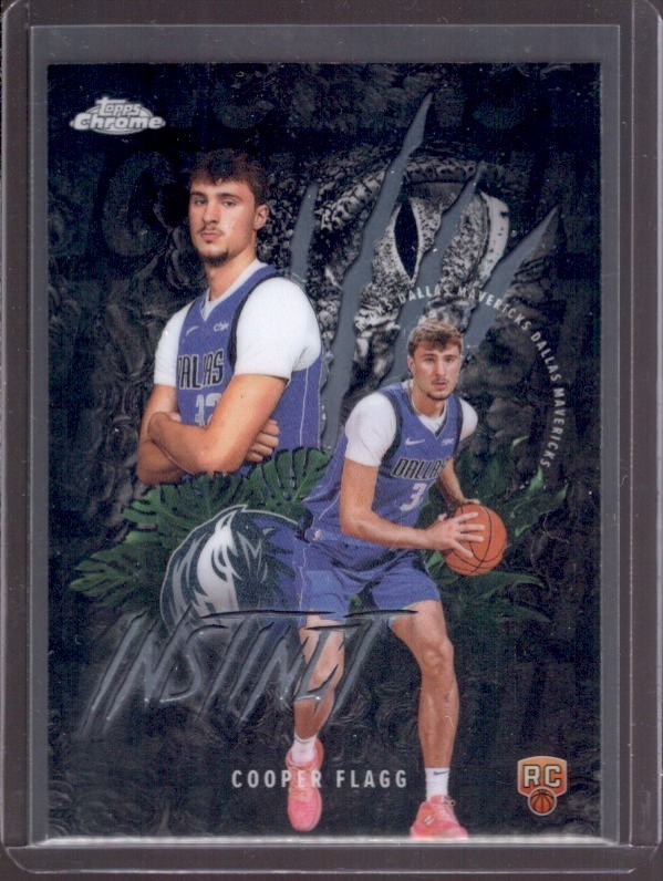 COOPER FLAGG 2025-26 Topps Chrome Instinct Insert #INS-11 Rookie RC