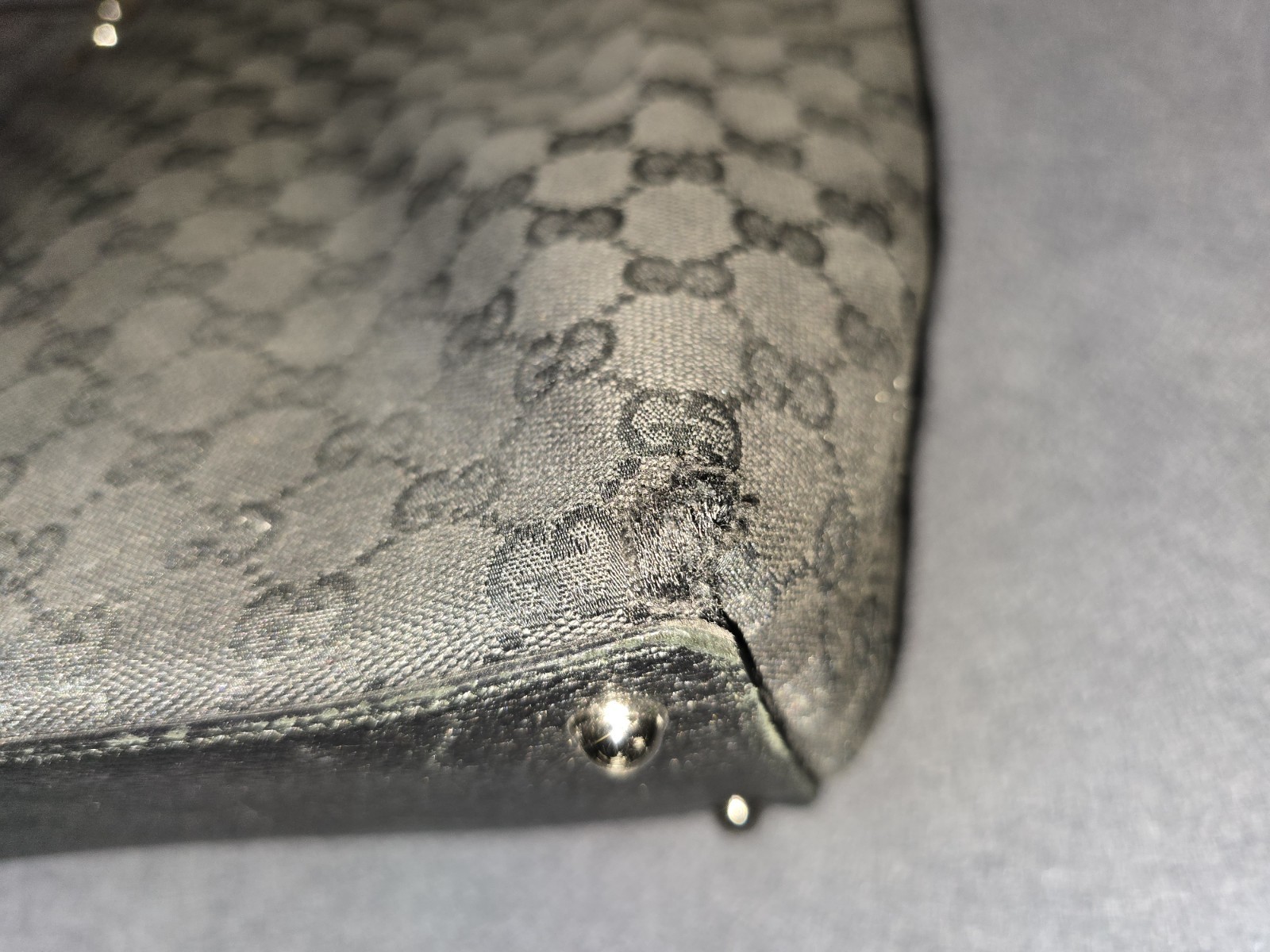 Vintage Gucci Monogram Medium Eclipse Tote Should… - image 3