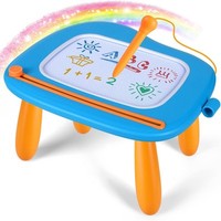 Smasiagon Kinderspielzeug Ab 1 Jahr, Magnetische Maltafel Zaubertafel Bunt Blau