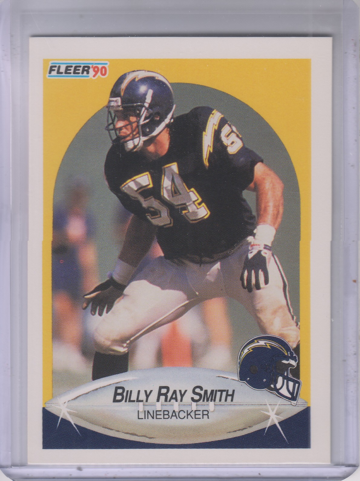 1990 Fleer #313 Billy Ray Smith - FB