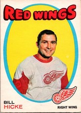 1971-72 O Pee Chee 142 Bill Hicke Detroit Red Wings