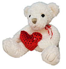 First  Main Teddy Bear Valentine's Day Plush Stuffed Animal Bear-With-Me 7 Inch