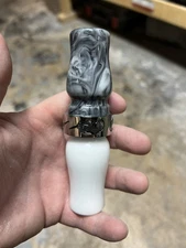 Custom Duck Call (Snow Camo)