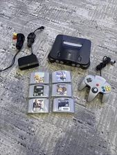 Nintendo 64 System With Games Complete Tested !