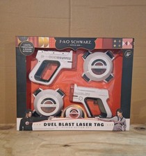 FAO Schwarz--Dual Blast Laser Tag Player Game Light--Sound Effects--Action Set