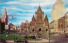 Picture Postcard:-Boston, At Copley Square