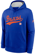 Denver Broncos Nike NFL Rewind Club Pullover Team Player Hoodie XXL - NWT