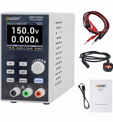 OWON SPE15054 Programmierbares DC Netzteil 150V 5A 400W USB SCPI