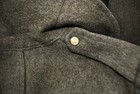 VTG US ARMY WOOL LONG TRENCH COAT,WWII, SIX BUTTONS ON FRONT ARE MISSING — photo 5
