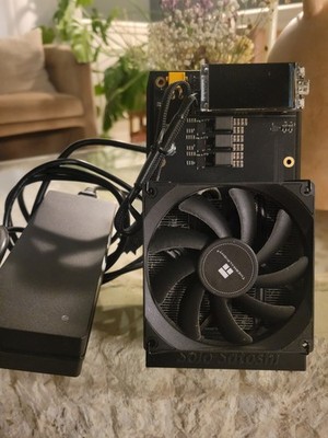 New NerdQaxe++ Rev 6.1 6TH/s SHA-256 WIFI Bitcoin BTC BCH ETH Miner Solo Mining