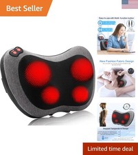 Shiatsu Back Massager with Heat, Deep Tissue Massage Pillow for Neck,Shoulder...