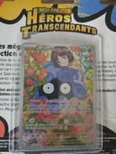 Carte Pokemon Saquedeneu D Erika AR 218/217  Heros Transcendants ME 2.5  Neuf FR