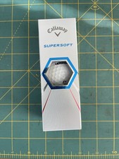 Callaway SuperSoft White Golf Balls 1 3-Pack Of Balls New