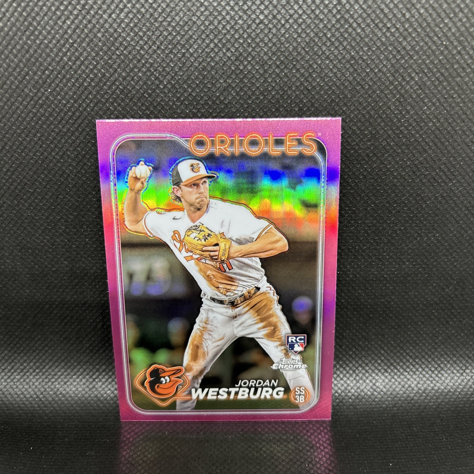 2024 Topps Chrome Jordan Westburg Pink Refractor RC #277
