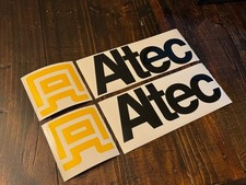 Altec Equipment Decal Kit Bucket Truck Set 2 Graphics Yellow Black 12-36