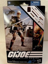 GI Joe Classified Series 6    Action Figure Desert Commando Snake Eyes