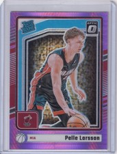 Pelle Larsson - 2024-25 Donruss Optic - Hyper Pink Prizm - #293 - Heat