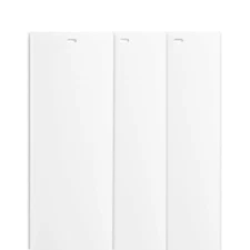 82.5" White Vertical Blinds Slats Sliding Door Window (3 Pack)