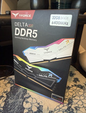 T-FORCE Delta RGB DDR5 Ram 32GB 2x16GB 6400MHz CL86-46-46-84 XMP 3.0