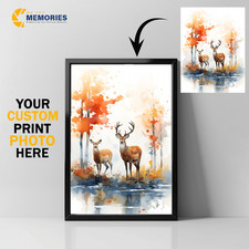 Custom Photo Poster with Frame – Upload Your Picture for a Personalized Print