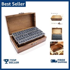 70Pcs/Set Wooden Box Multipurpose Number Alphabet Letter Wood Rubber Stamp New