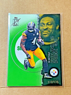 2025 Topps Signature Class #95 - DK METCALF - LIME GREEN /175- SHARP SEE PICS!!