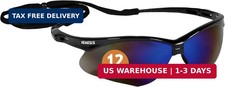 KleenGuard V30 Nemesis Safety Glasses 14481 ,Blue Lenses with Mirror coating, B
