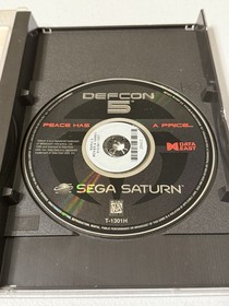 DEFCON 5 (Sega Saturn, 1995) SEGA CIB W/ Manual Tested & Working Fast Free Ship