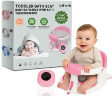 Baby Bath Seat for Babies 6 Months  Up with Floating Temperature Device as G...