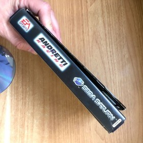 ANDRETTI RACING COMPLET BO&Icirc;TE NOTICE SEGA SATURN PAL Deutsch CIB OVP EA Bon &eacute;tat