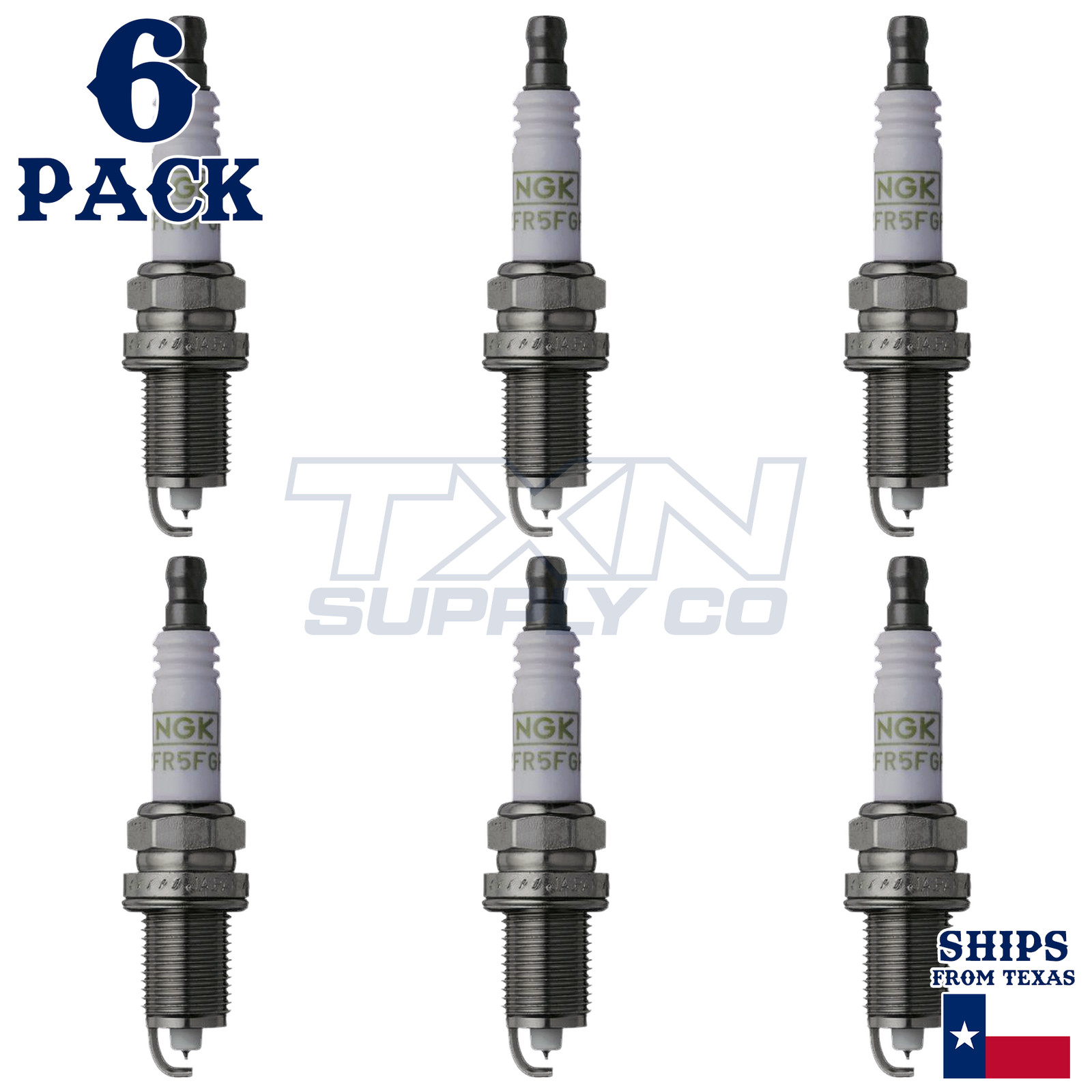 NGK 7098 Spark Plugs 6 Pack
