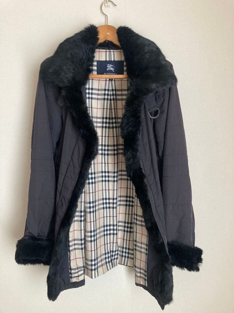 BURBERRY Black Fur Jacket Padding - image 4