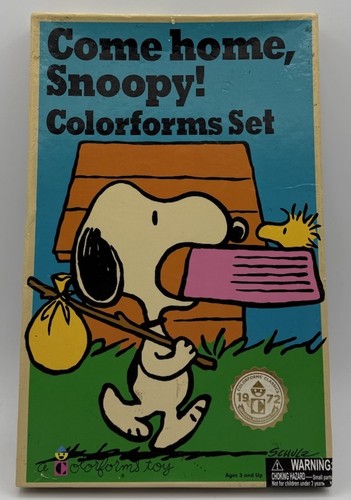 Come Home Snoopy Colorforms Set Peanuts Reproduction 2018