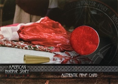 2014 SDCC AMERICAN HORROR STORY ASYLUM - PROP CARD SP2 SANTA'S GIFT BAG SC