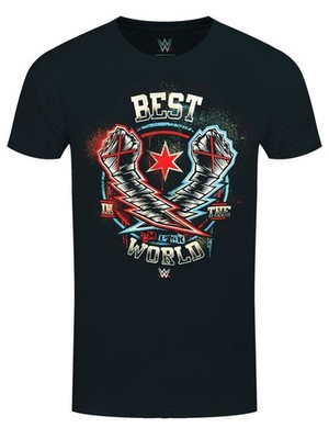 WWE CM Punk Best in The World Herren T-Shirt Schwarz XL Schwarz