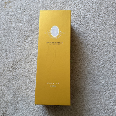 2009 CRISTAL Louis Roederer Champagne Wine Gift Box With Booklet NO Bottle