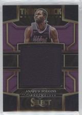2022 Panini Select Throwback Memorabilia Purple Prizm 58/99 Andrew Wiggins n0c
